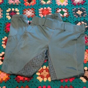 Ovation Teal Womens Riding Tights Womens XL / 32